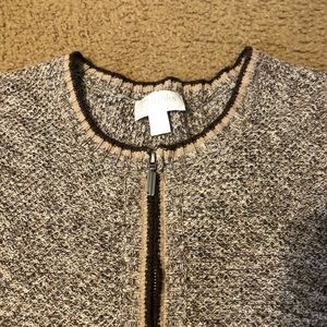 CJ Banks zippered cardigan